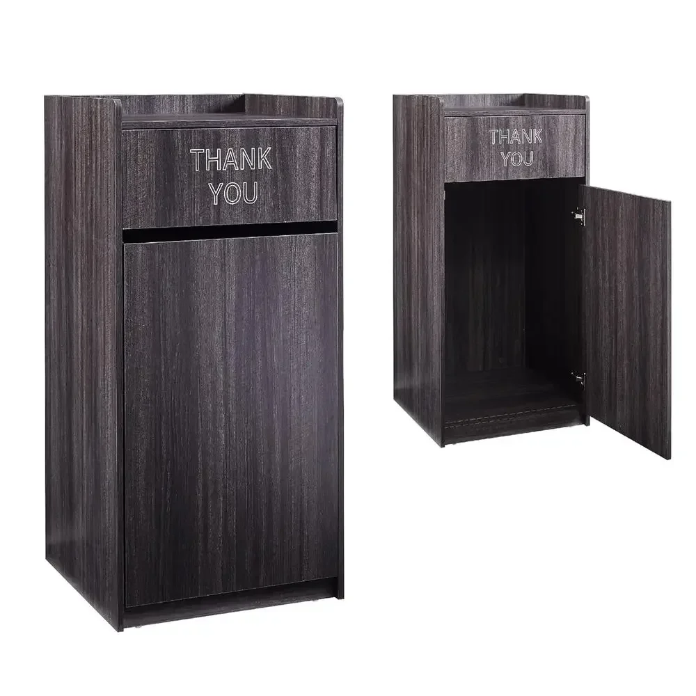 Commercial Kitchen Bin - 40 Gallon Wooden Commercial Trash Bin