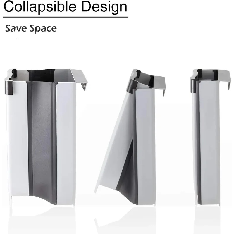 Wall‑Mounted Slim Collapsible  - Commercial Kitchen Bin ulasan dan harga
