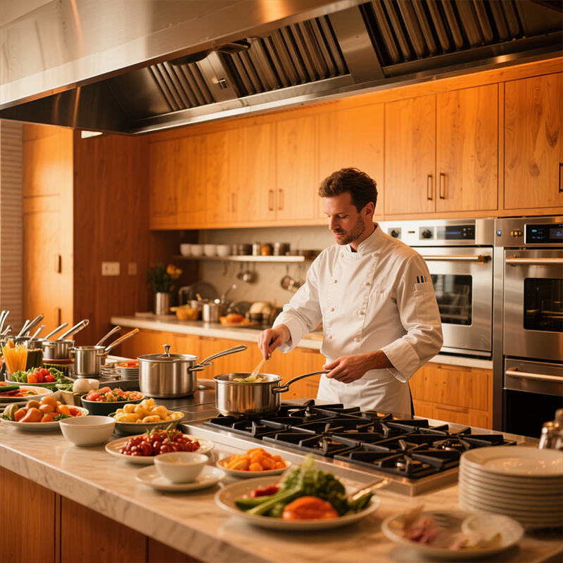 Automatic Commercial Kitchen E - Range Commercial Kitchen ulasan dan harga