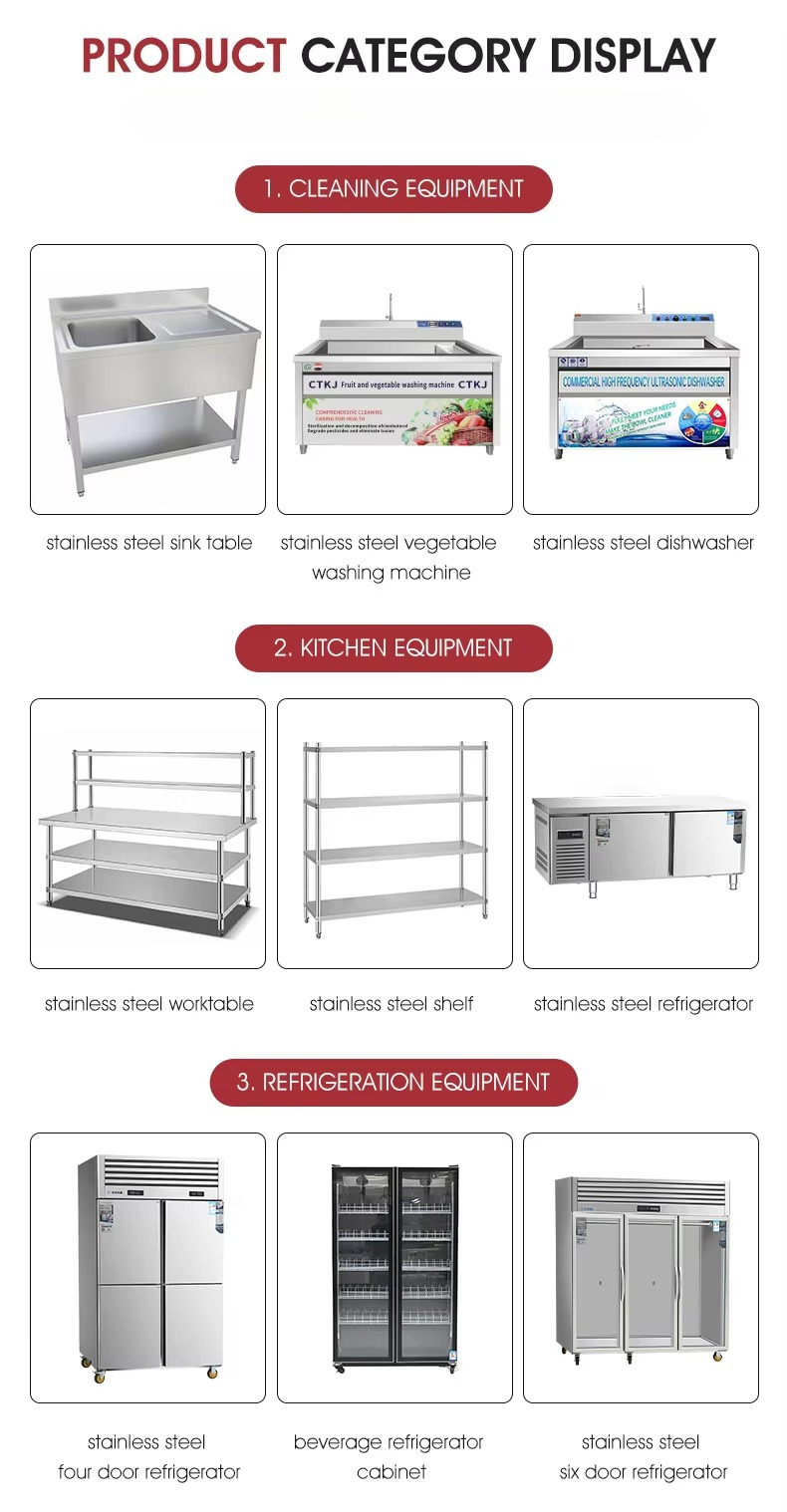 Stainless Steel Worktop Refrig - Commercial Kitchen Worktops ulasan dan harga