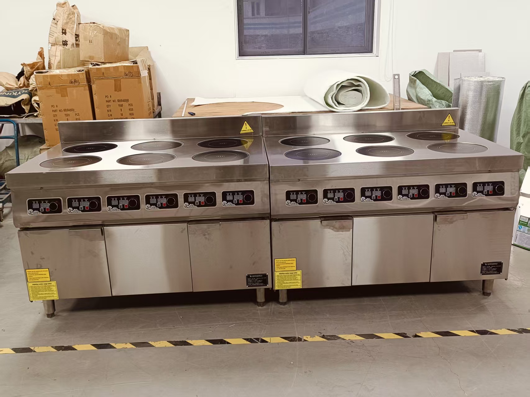 6*2.5/3.5kw Restaurant Counter - Range Commercial Kitchen ulasan dan harga