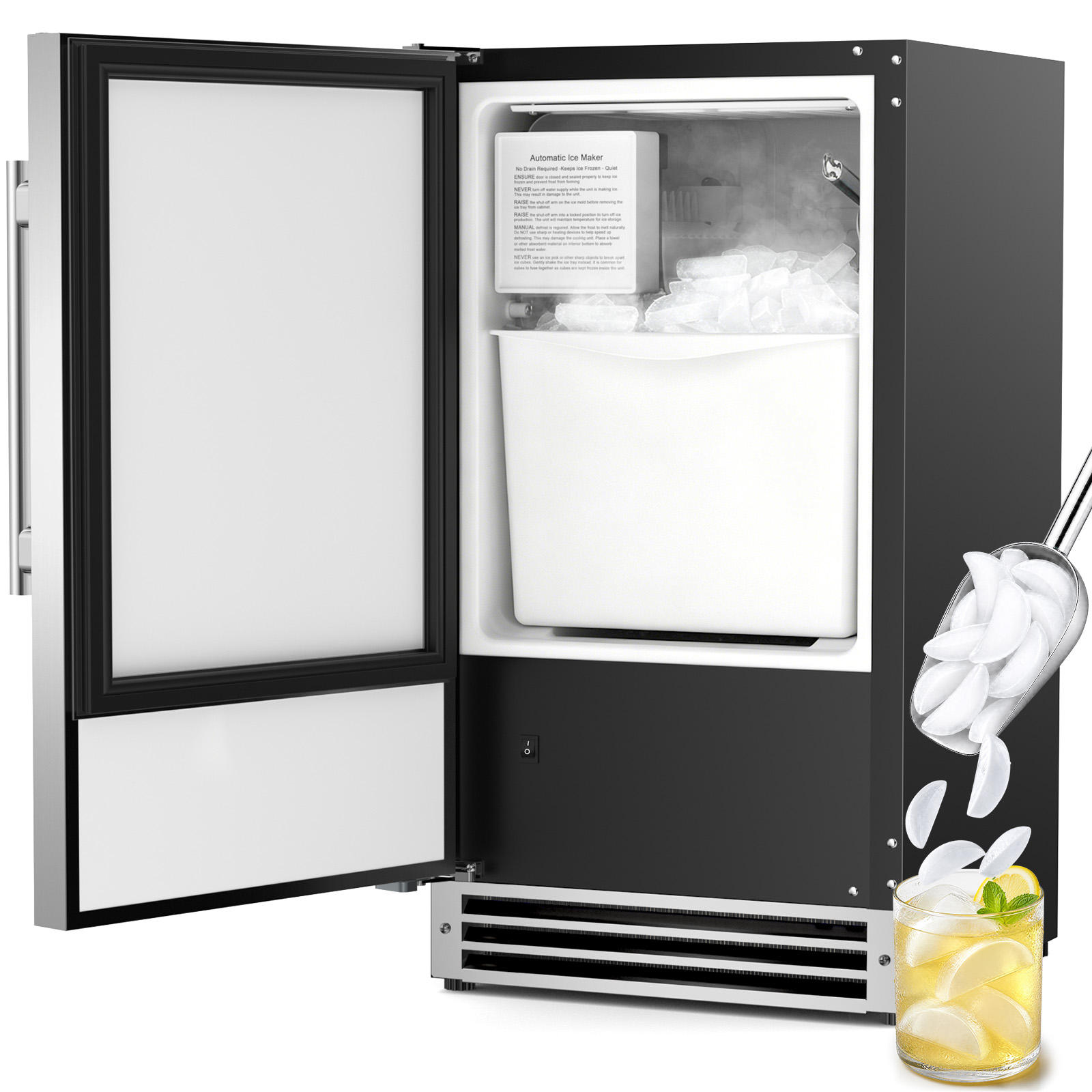 Under Counter Ice Maker, Cresc - Commercial Kitchen Bin ulasan dan harga