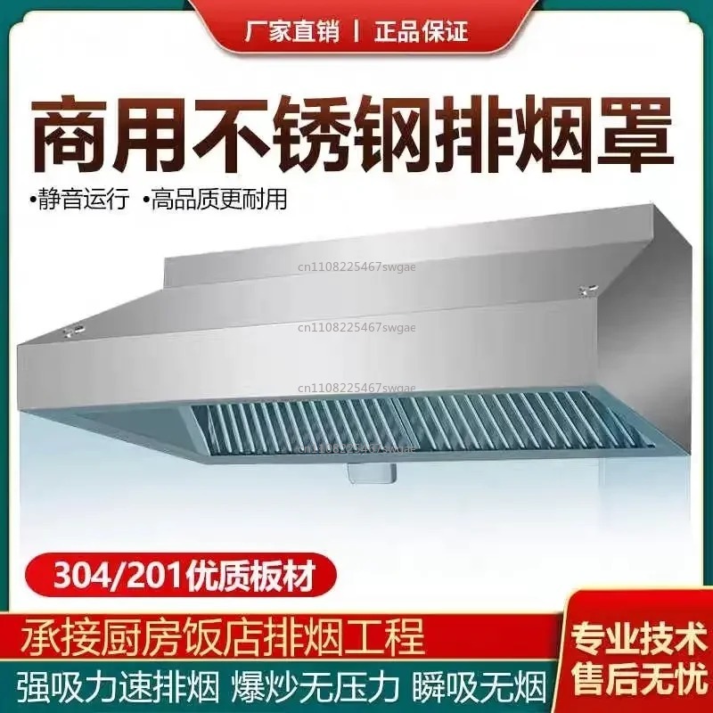 Steel Kitchen Exhaust Hood Hig - Range Commercial Kitchen ulasan dan harga
