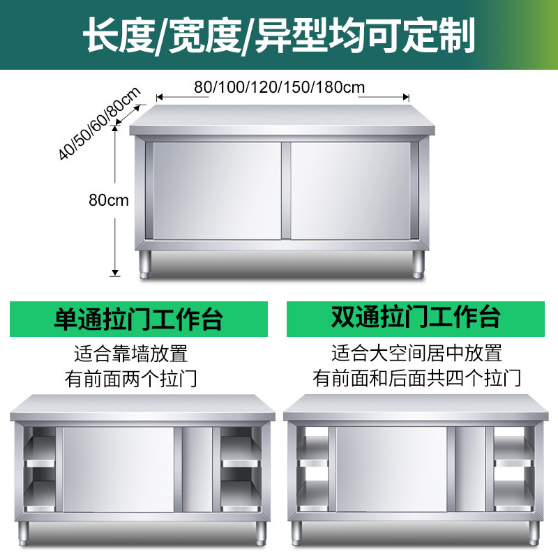 304 Kitchen Countertop Stainle - Commercial Kitchen Worktops ulasan dan harga