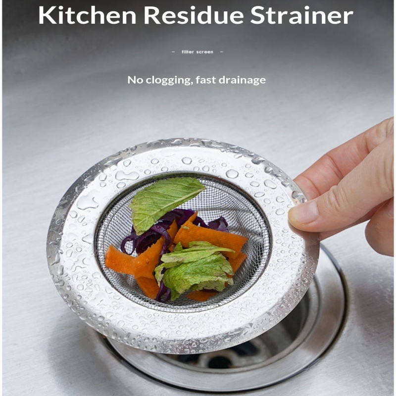 Stainless Steel Sink Strainer  - Commercial Kitchen Bin ulasan dan harga