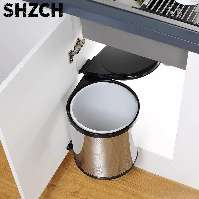 Premium Pull-Out Cabinet Trash - Commercial Kitchen Bin ulasan dan harga