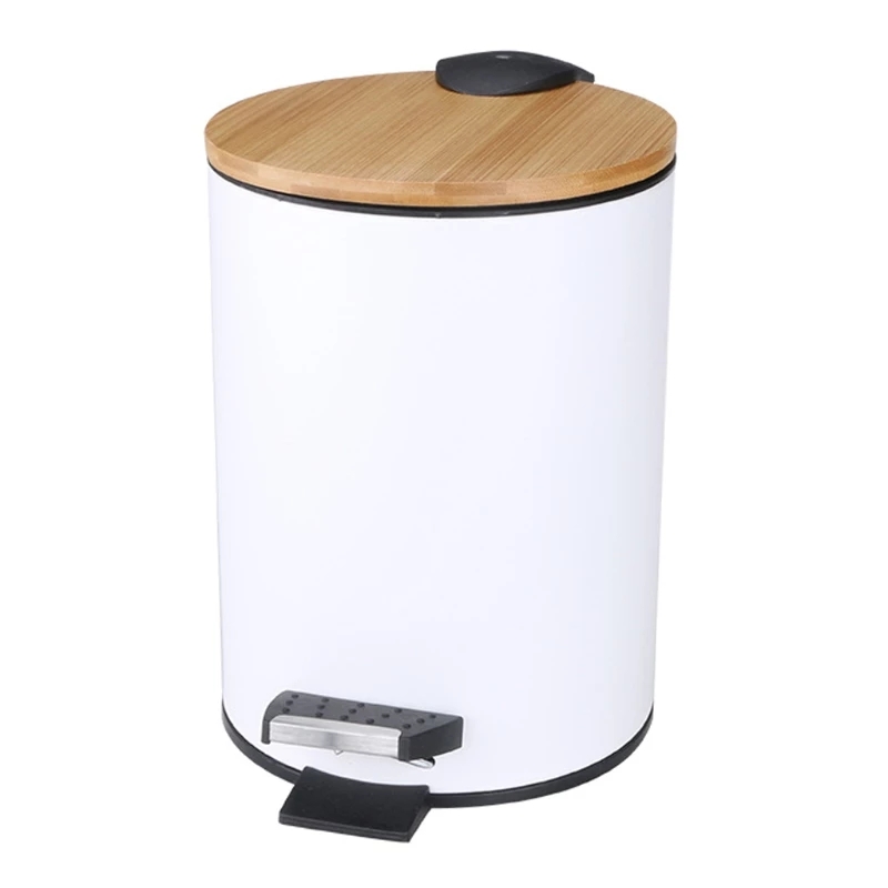 3/5L Wooden Flip Step Trash Ca - Commercial Kitchen Bin ulasan dan harga