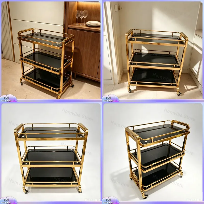 Stainless Steel 3 Tier Rolling - Commercial Kitchen And Bar ulasan dan harga