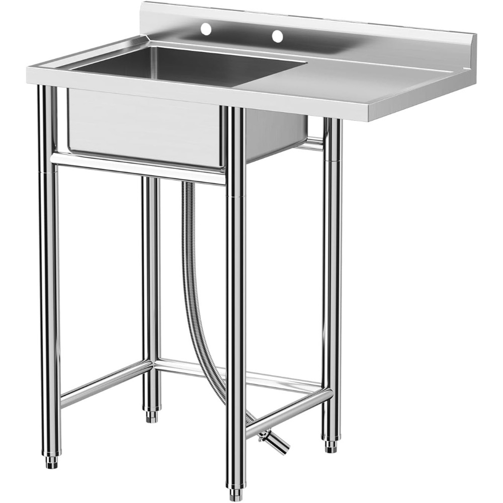 Stainless Steel Sink, 36x21x40 - Commercial Kitchen Worktops ulasan dan harga
