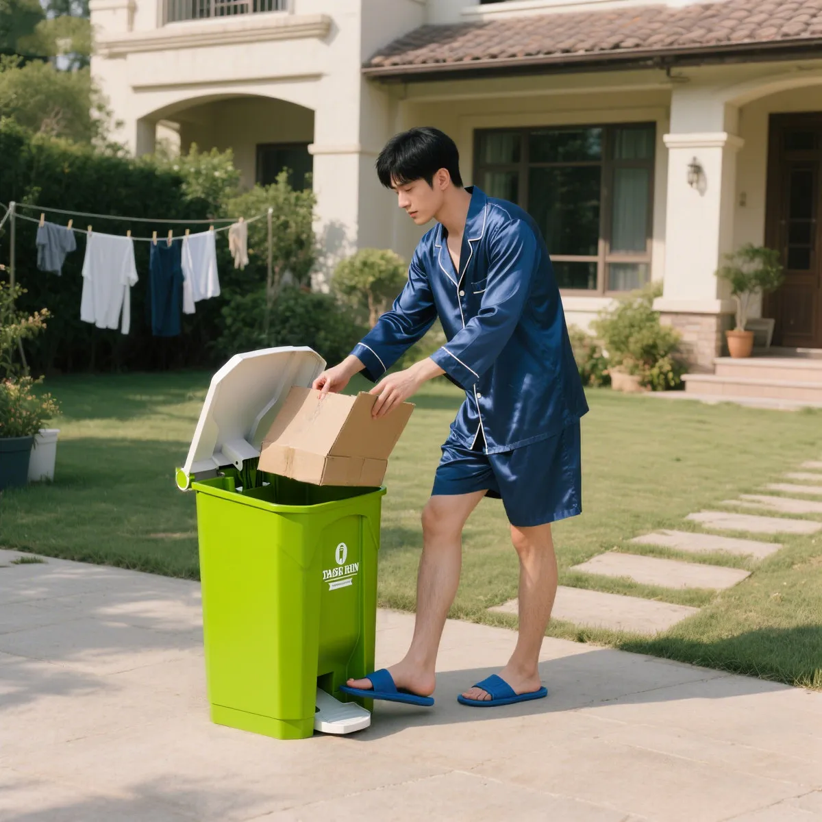 Large Outdoor Step Trash Can,  - Commercial Kitchen Bin ulasan dan harga
