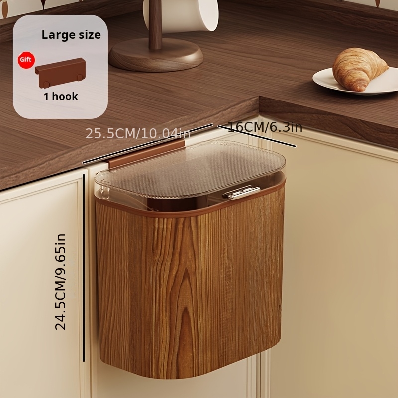 Punch Free Wood Grain Hanging  - Commercial Kitchen Bin ulasan dan harga