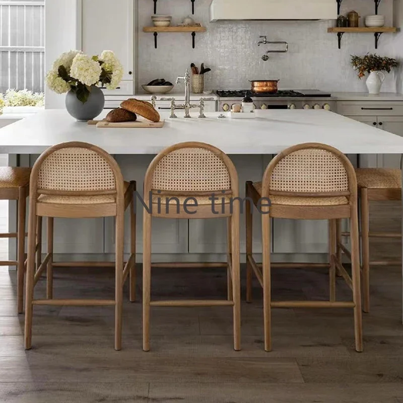 Solid Wood Rattan Kitchen Bar  - Commercial Kitchen And Bar ulasan dan harga