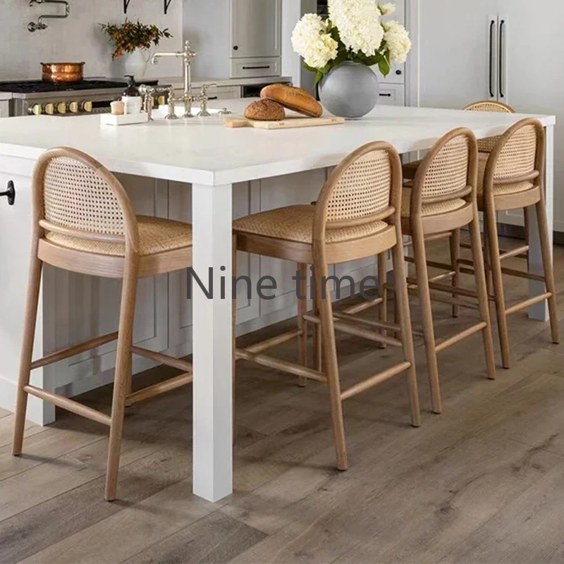 Solid Wood Rattan Kitchen Bar  - Commercial Kitchen And Bar ulasan dan harga